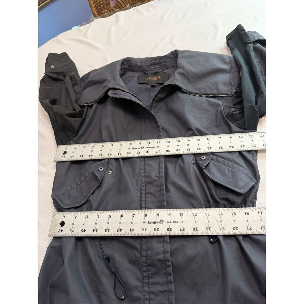 Coach Women’s Hadley Anorak Navy Blue Jacket Size XS - Picture 4 of 7